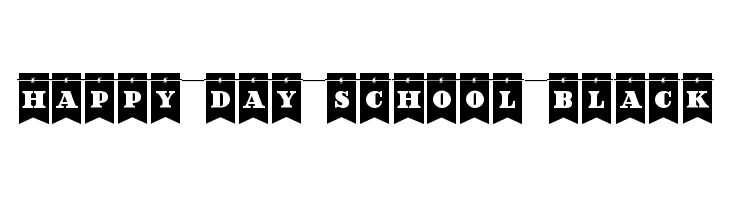Happy Day School Black  नि: शुल्क फ़ॉन्ट्स डाउनलोड