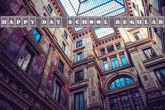 Happy Day School Regular Example 3