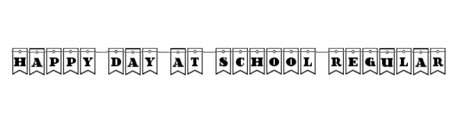 Happy Day at School Regular 