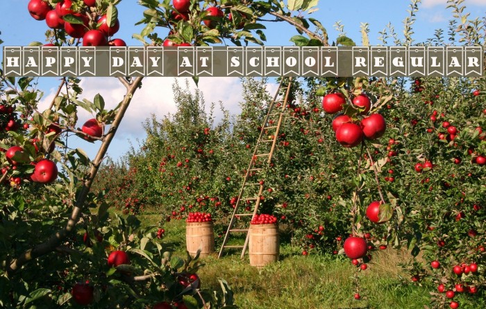 Happy Day at School Regular Font examples