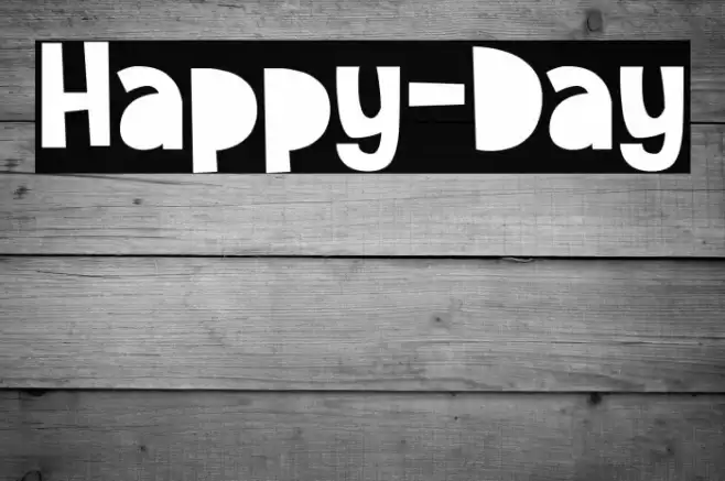 Happy-Day Font examples