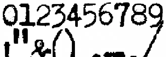 Happy Days Font OTHER CHARS