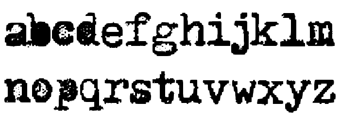 Happy Days Font LOWERCASE