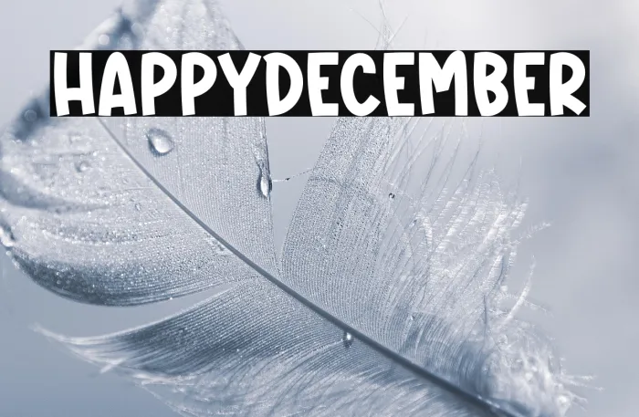Happy December Example 1