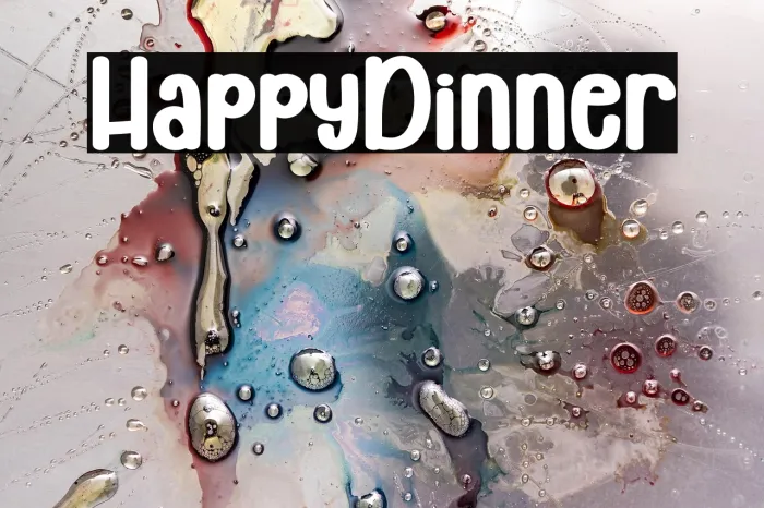 Happy Dinner Example 2