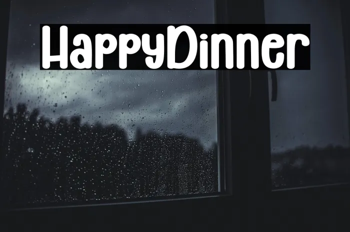 Happy Dinner Example 3