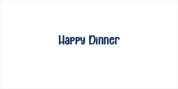 Happy Dinner Logo