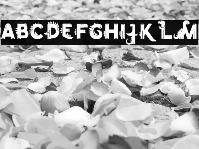 Happy Dino PERSONAL USE ONLY! Fonte examples