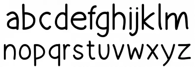 Happy Dreamer फ़ॉन्ट लोअरकेस