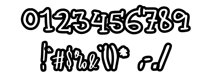 Happy Easter Egg Font OTHER CHARS
