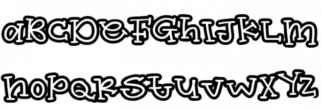 Happy Easter Egg Font UPPERCASE