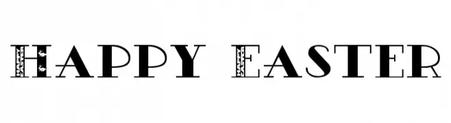 Happy Easter  Frei Schriftart Herunterladen