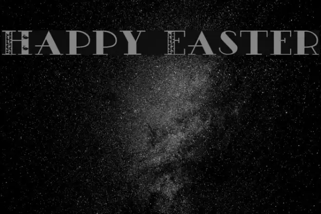 Happy Easter Font examples