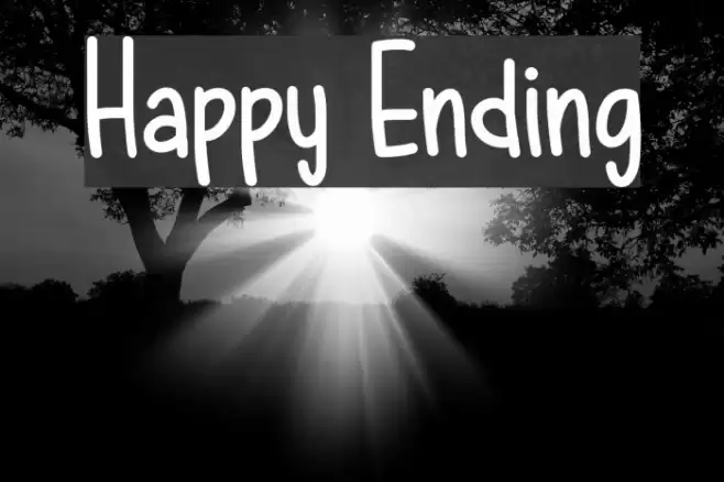 Happy Ending Font examples