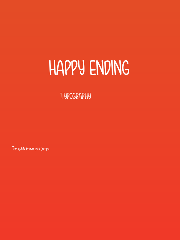 Happy Ending Poster