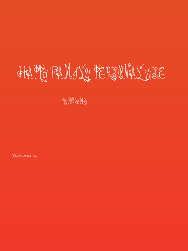 Happy Family Personal Use  Poster