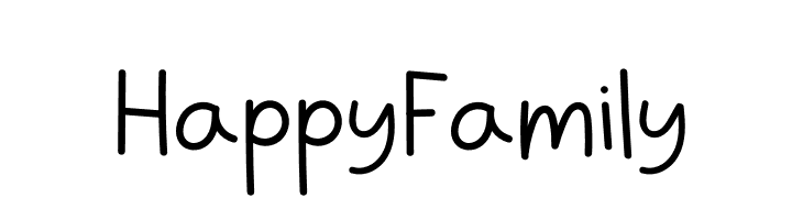 Happy Family  Free Fonts Download