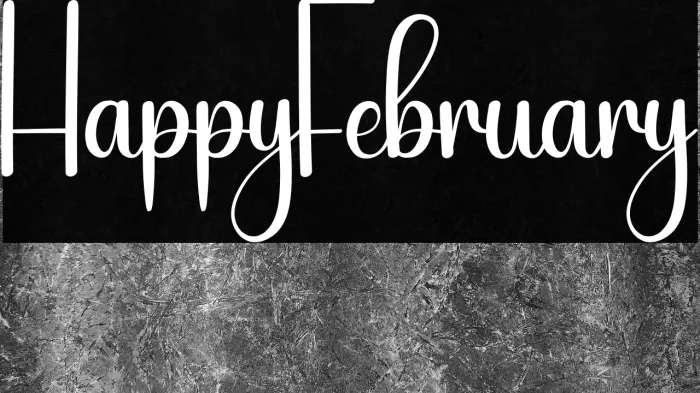 Happy February Example 2