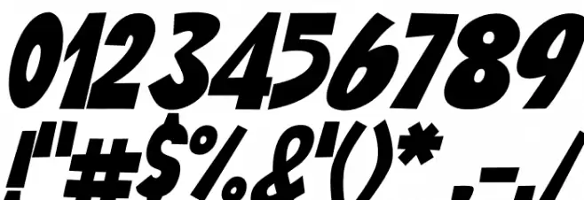 Happy Food Italic Font OTHER CHARS