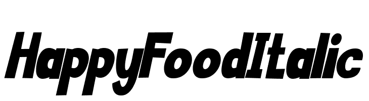 Happy Food Italic  Descarca Fonturi Gratis