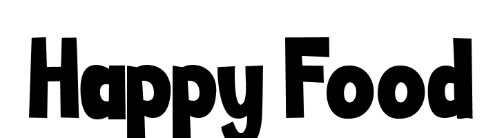 Happy Food  Fuentes Gratis Descargar