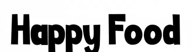 Happy Food  Frei Schriftart Herunterladen