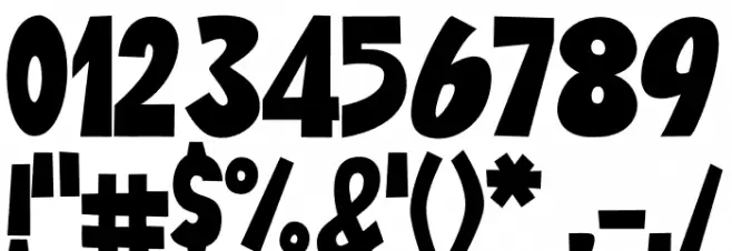 Happy Food Font OTHER CHARS