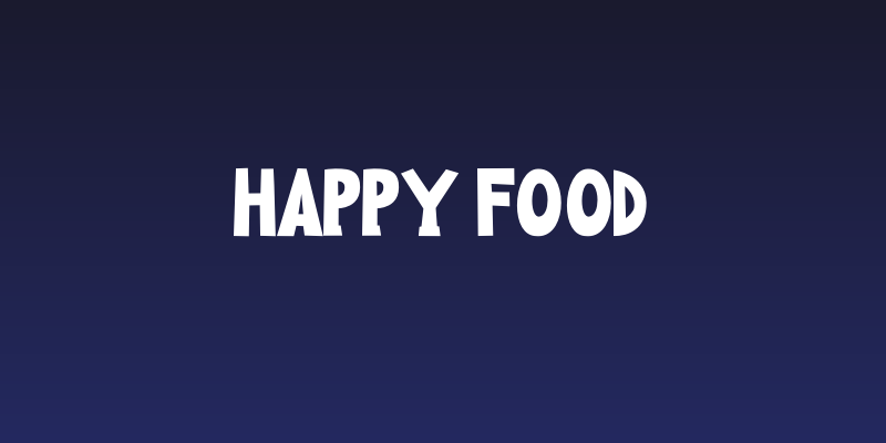 Happy Food Social Header