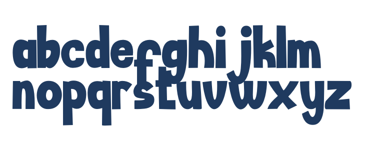 Happy Food Lowercase