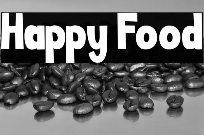 Happy Food Font examples