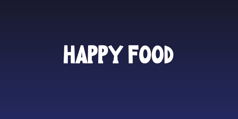 Happy Food Social Header