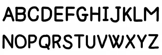 Happy Fun Marker Time Schriftart Groß