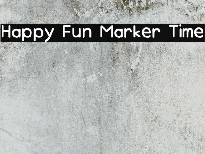 Happy Fun Marker Time Example 2