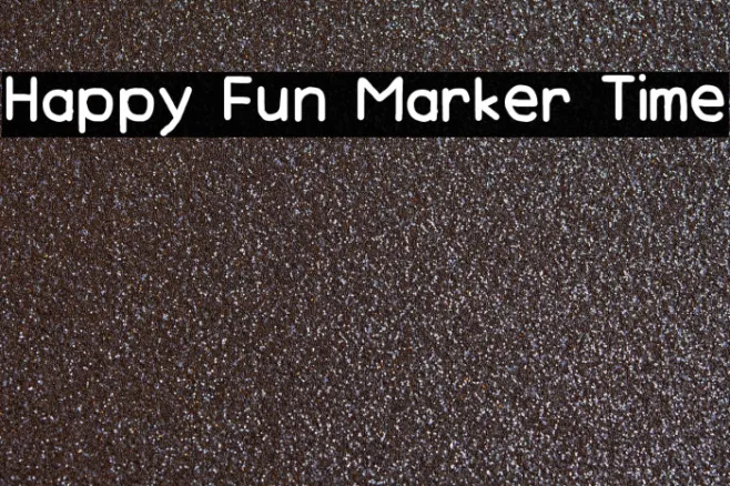 Happy Fun Marker Time Example 3