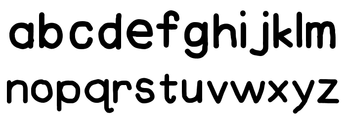 Happy Fun Marker Time Font LOWERCASE