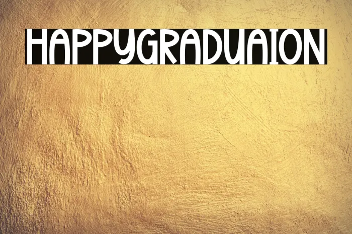 Happy Graduation Example 2