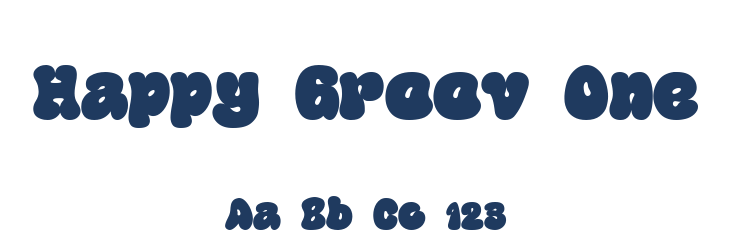 Happy Groov One Font Preview