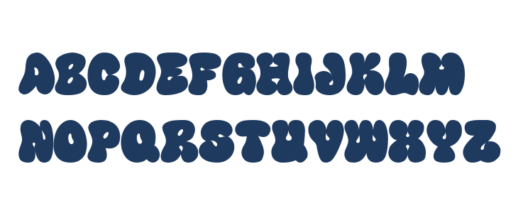 Happy Groov One Uppercase