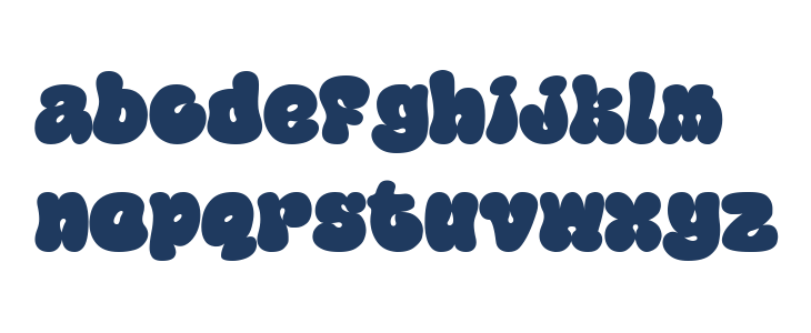 Happy Groov One Lowercase