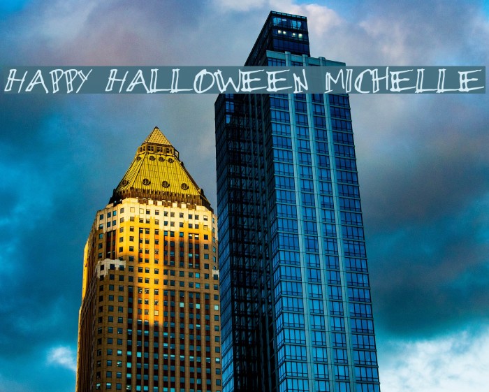 Happy Halloween Michelle Font examples