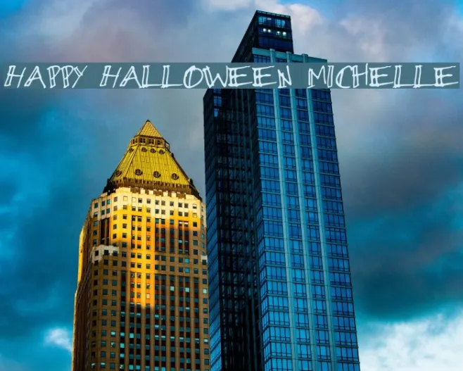 Happy Halloween Michelle Example 3