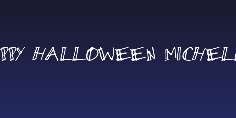 Happy Halloween Michelle Social Header