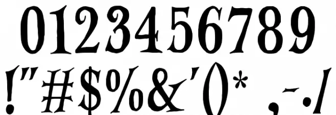 Happy Halloween Font OTHER CHARS