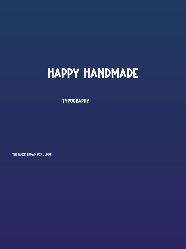 Happy Handmade Poster