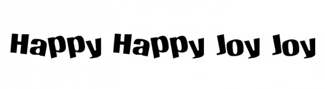 Happy Happy Joy Joy  नि: शुल्क फ़ॉन्ट्स डाउनलोड