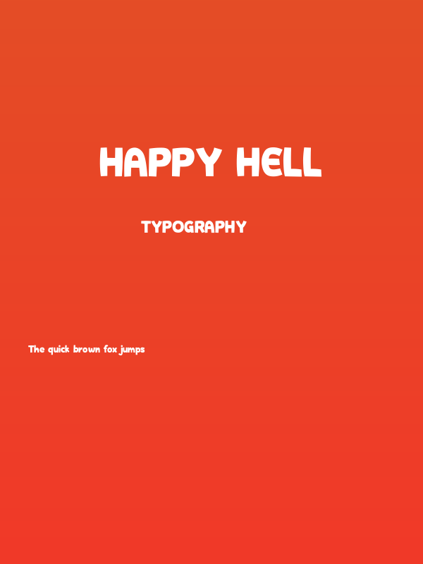 Happy Hell Poster