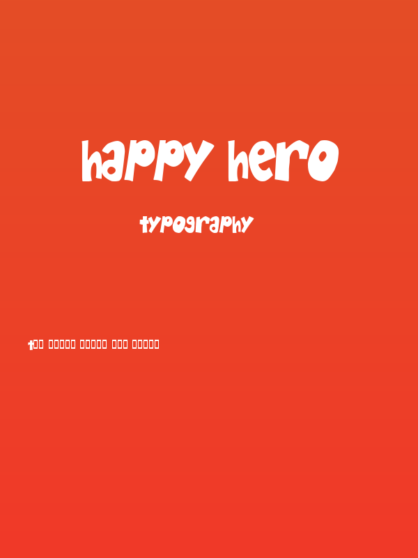 Happy Hero Poster