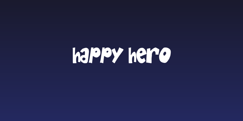 Happy Hero Social Header