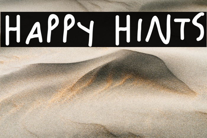 Happy Hints Example 3