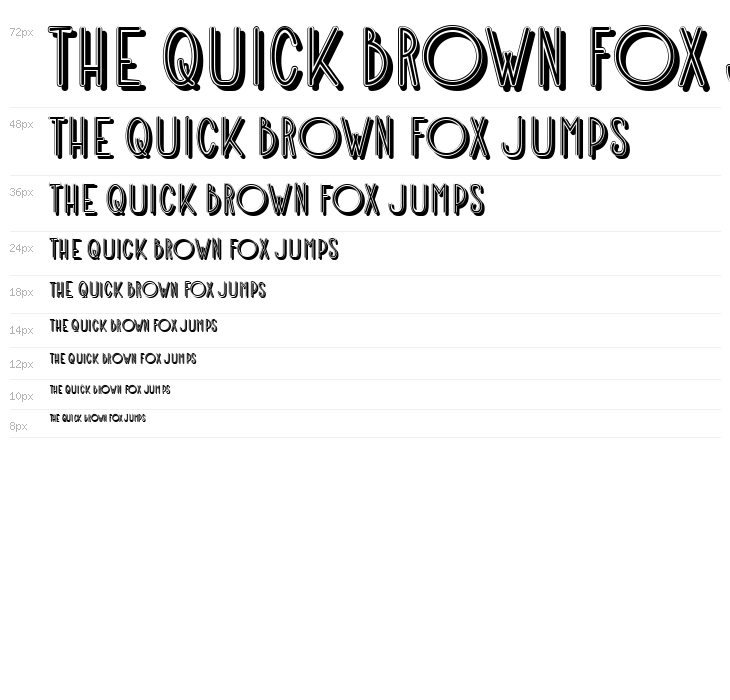 Happy Holiday Regular Waterfall